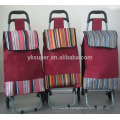 Polyester Material and Folding Style foldable trolley bag